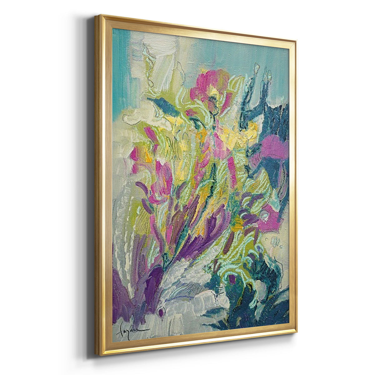 Standing Tall - Modern Framed Canvas Print