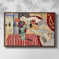 Woman with Anemones (Femme et anémones), c. 1920-1921 - Floater Framed Canvas Print