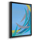 Circulating Flow II - Modern Framed Canvas Print