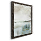 Summer Teal II - Premium Canvas Framed in Barnwood - Ready to Hang