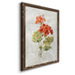 Linen Geranium - Premium Canvas Framed in Barnwood - Ready to Hang