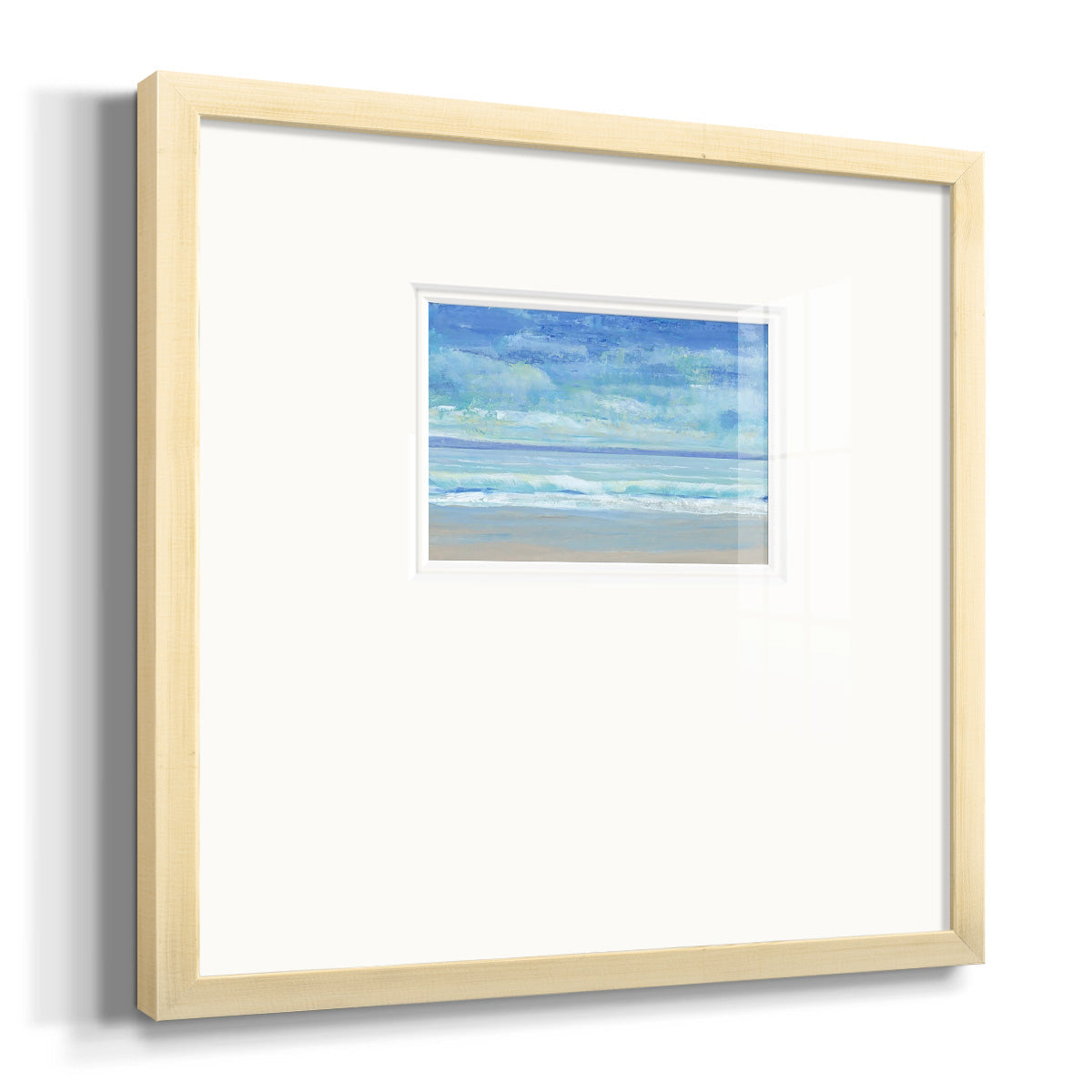 Rolling Surf II Premium Framed Print Double Matboard