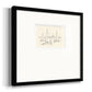 Coastal Contour Sketch II Premium Framed Print Double Matboard