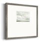 Gray Stone Sky IV - Double Matboard Framed Print