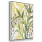 Sea Grass Fresco I - Framed Premium Gallery Wrapped Canvas L Frame 3 Piece Set - Ready to Hang