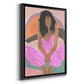 Curly Lady IV - Modern Framed Canvas Print