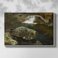 By the Mill Pond (En Mølledam), 1850 - Floater Framed Canvas Print