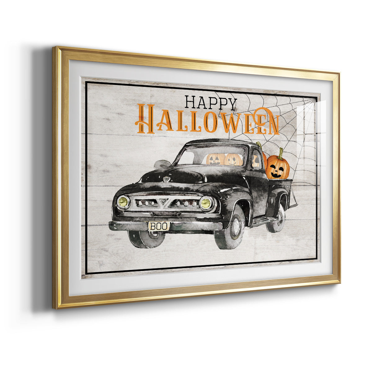 Happy Halloween - Modern Framed Art Print
