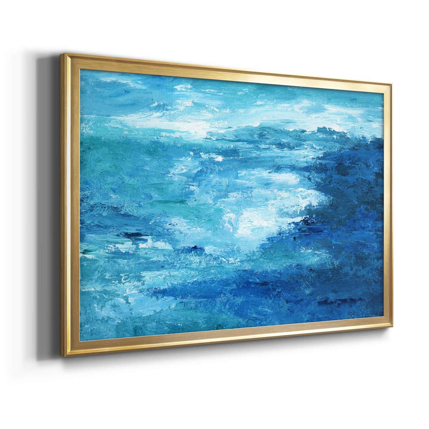 Crashing Waves II Premium Classic Framed Canvas - Ready to Hang