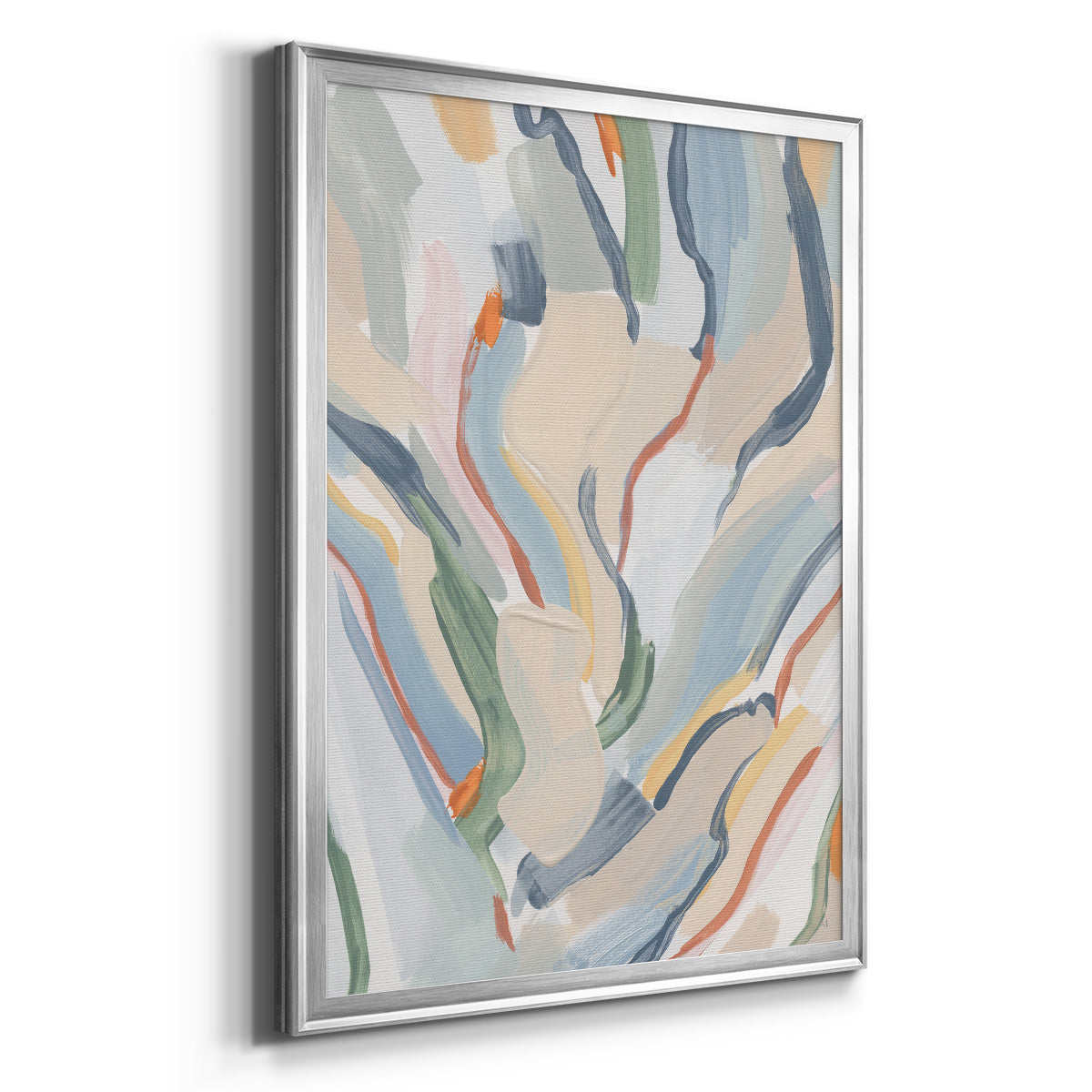 Pour Monsieur - Modern Framed Canvas Print