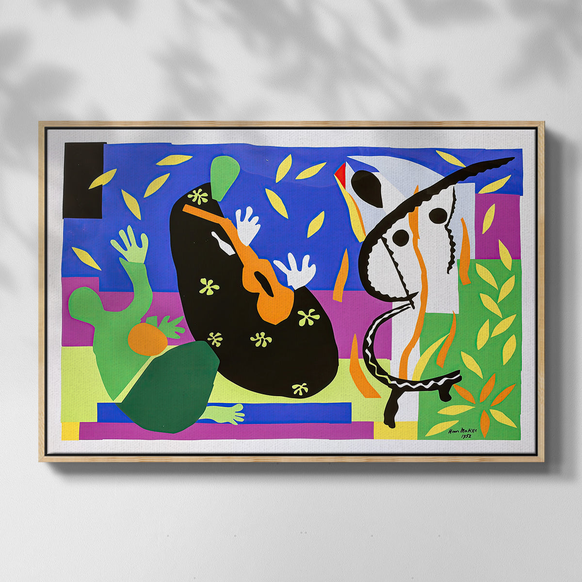 The Sorrows of the King, 1952 - Floater Framed Canvas Print
