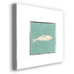 Block Print Fish II-Premium Gallery Wrapped Canvas - Ready to Hang