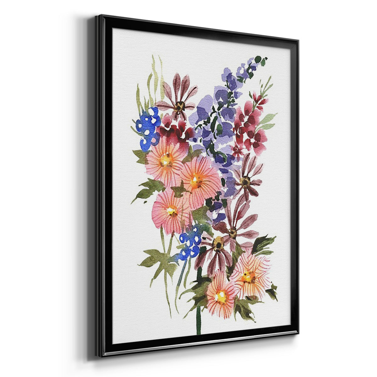 Garden Bouquets III - Modern Framed Canvas Print