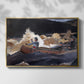 Shooting the Rapids, Saguenay River, 1905-1910 - Floater Framed Canvas Print