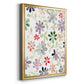 Faded Flowers II - Modern Framed Canvas Print