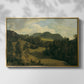 Landscape near Miesenbach, c. 1830 - Floater Framed Canvas Print