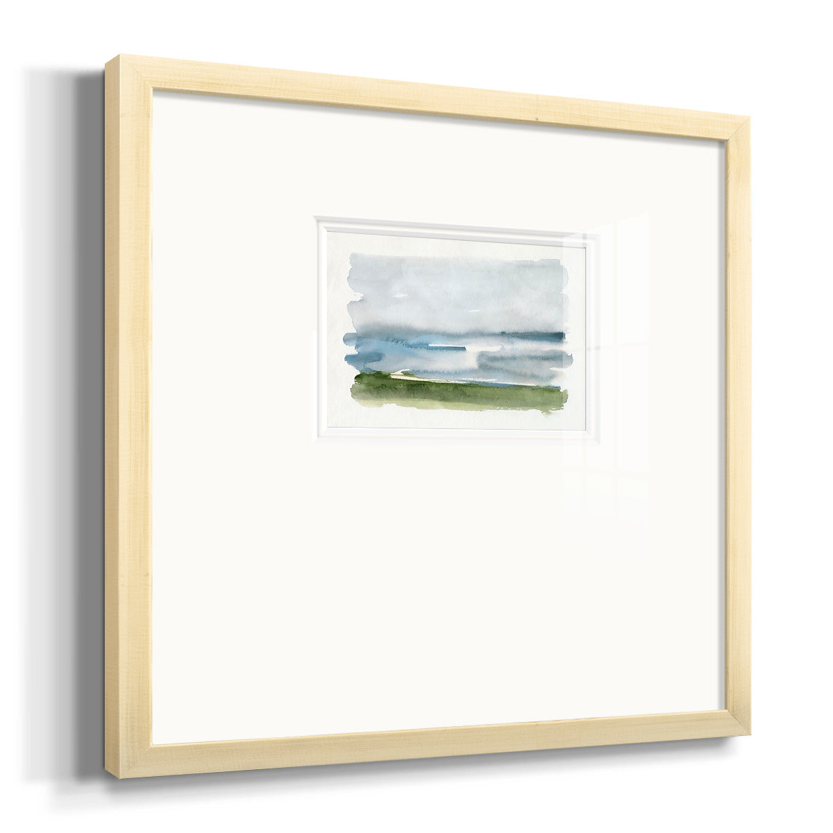 Coastline Splash II Premium Framed Print Double Matboard