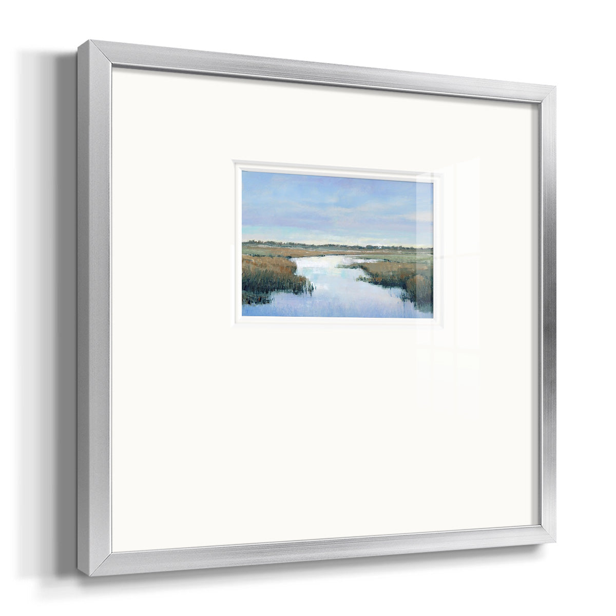 Coastal Plains II Premium Framed Print Double Matboard