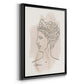 Greek Busts VI - Modern Framed Canvas Print