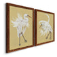 Heron Plumage V - Premium Framed Canvas 2 Piece Set - Ready to Hang