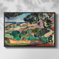 Landscape at Collioure, 1907 - Floater Framed Canvas Print
