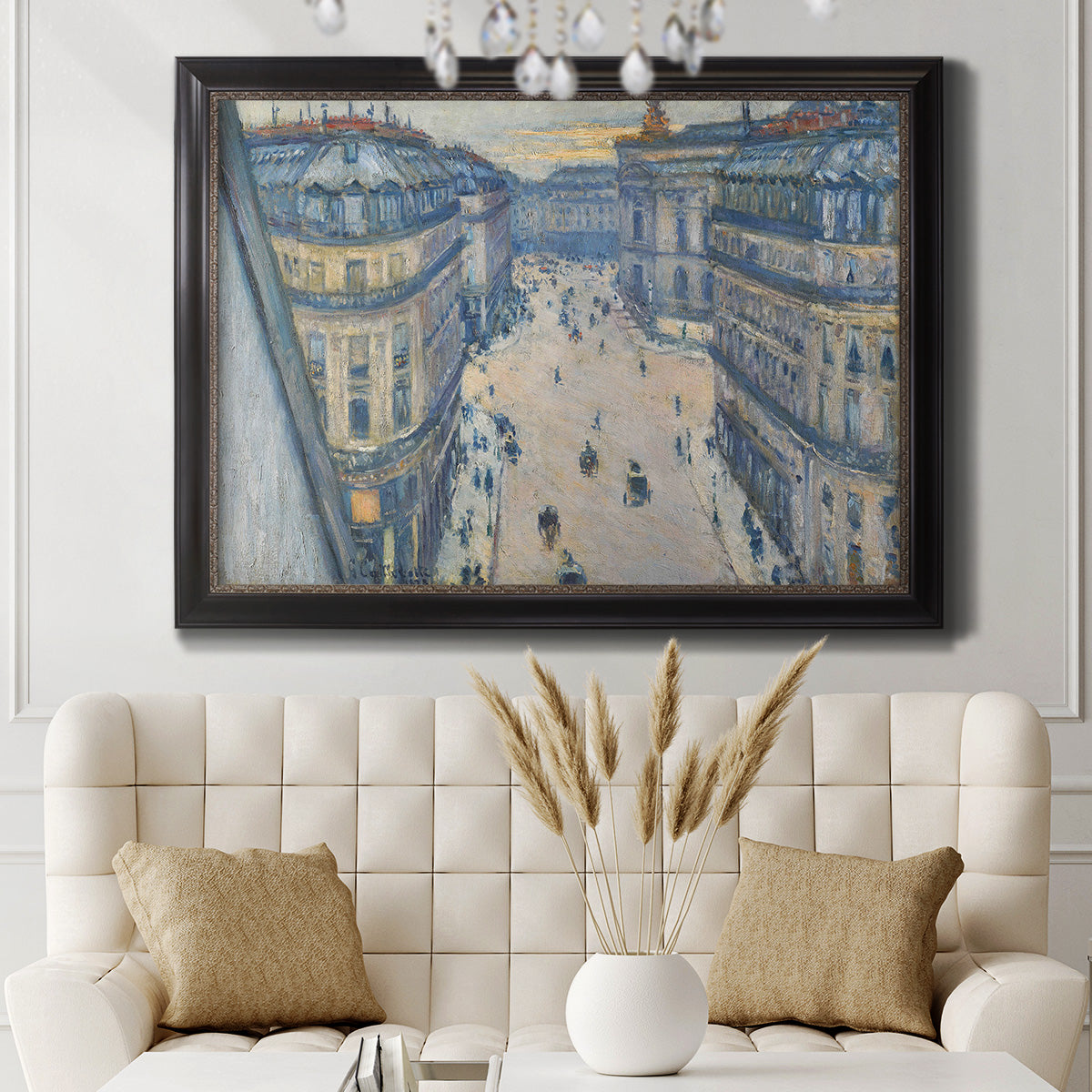 Halévy Street, View from the Seventh Floor - Ornate Framed Canvas Print