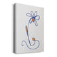 Wobbly Blooms II Premium Gallery Wrapped Canvas - Ready to Hang