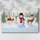 Pearled Pines Village - Canvas Art Print