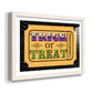 Trick or Treat Ticket - Barnwood Framed Art Print