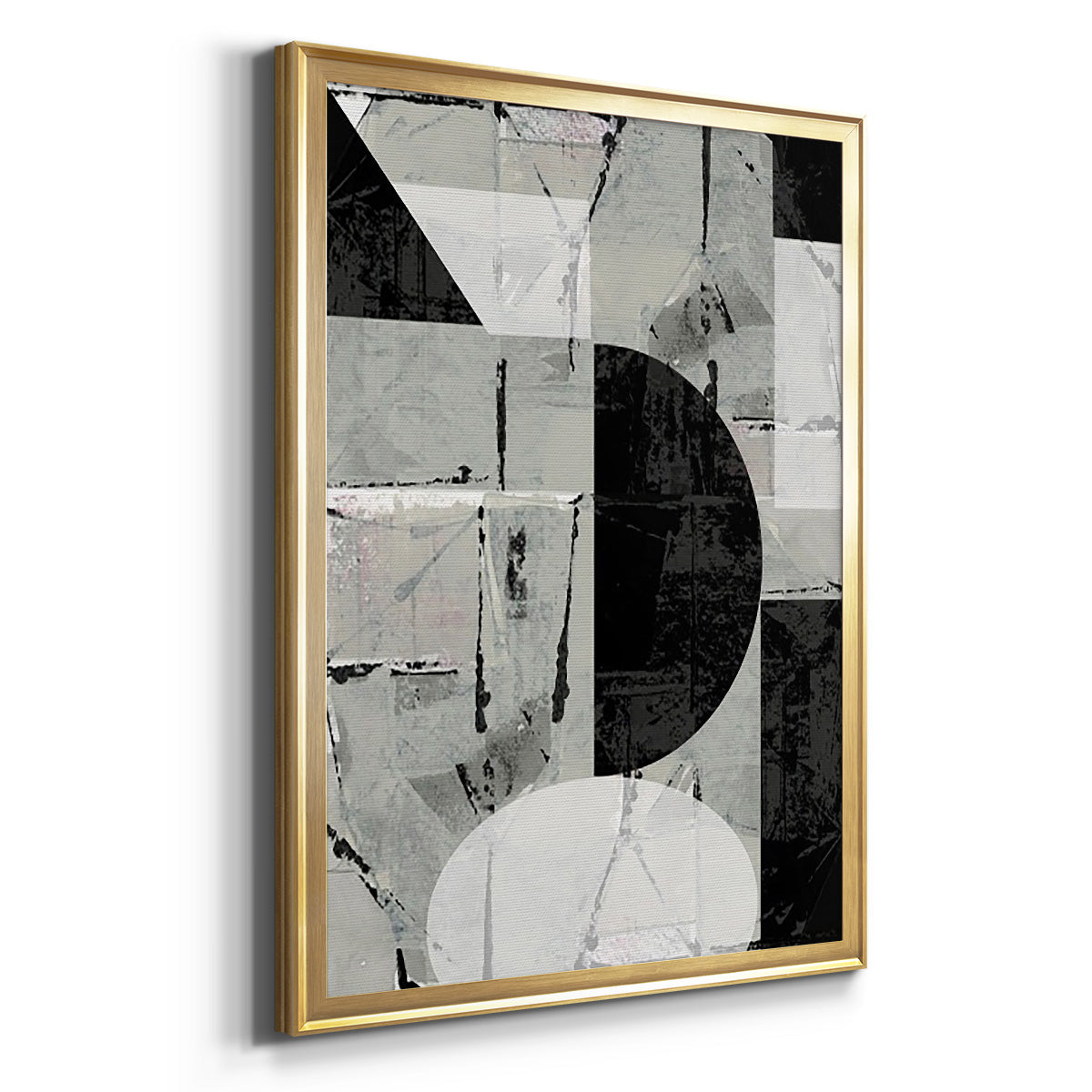 Abstract Neutrality I - Modern Framed Canvas Print
