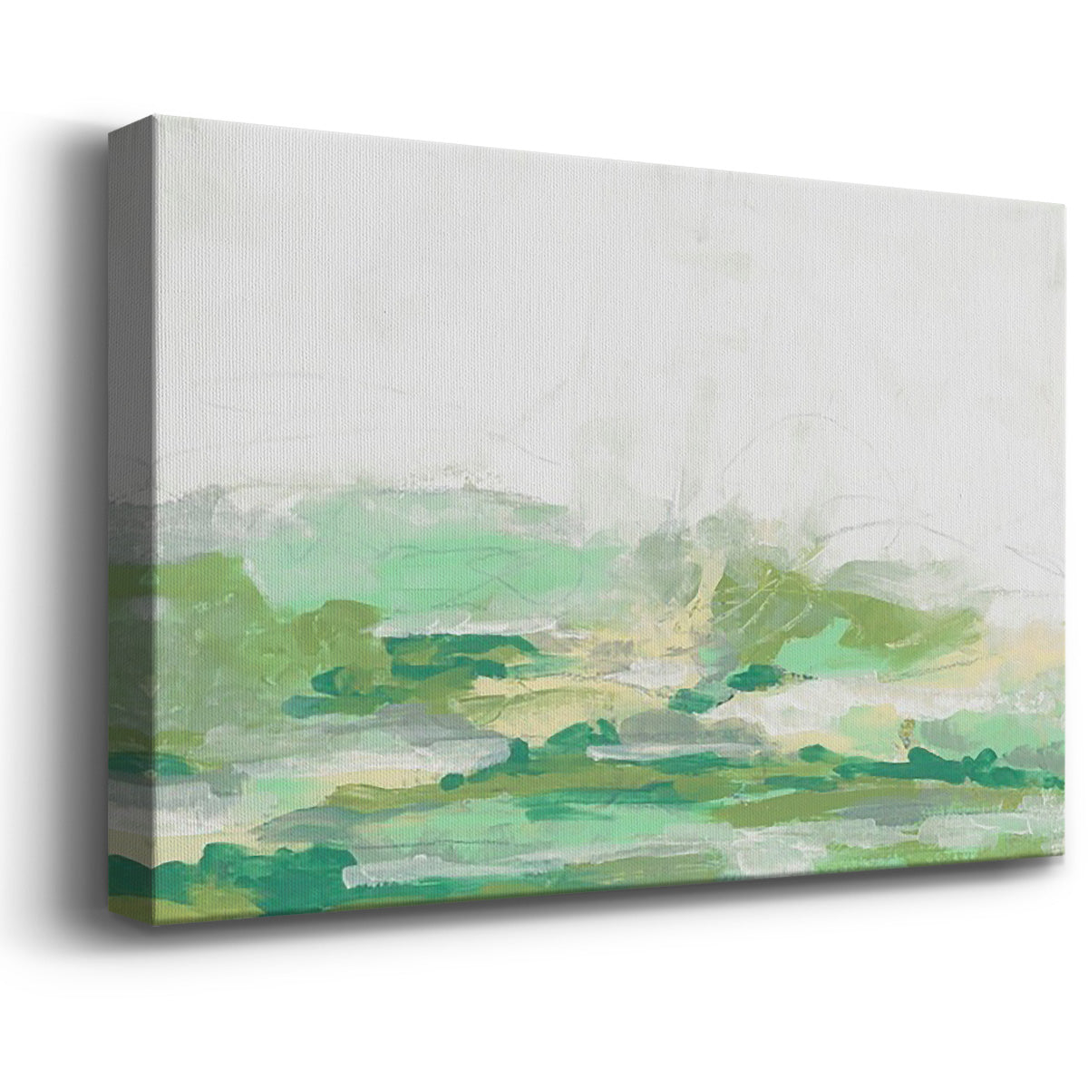 Green Mist Vista I Premium Gallery Wrapped Canvas - Ready to Hang