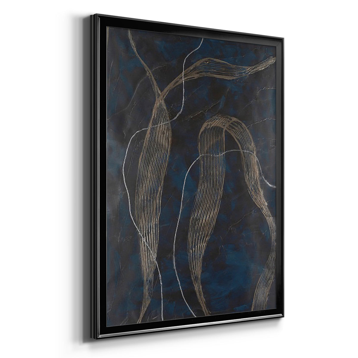 Laminar Flow I - Modern Framed Canvas Print