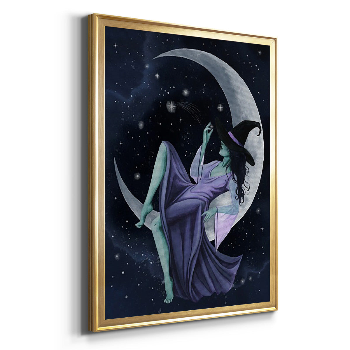 Star Sorceress I - Modern Framed Canvas Print