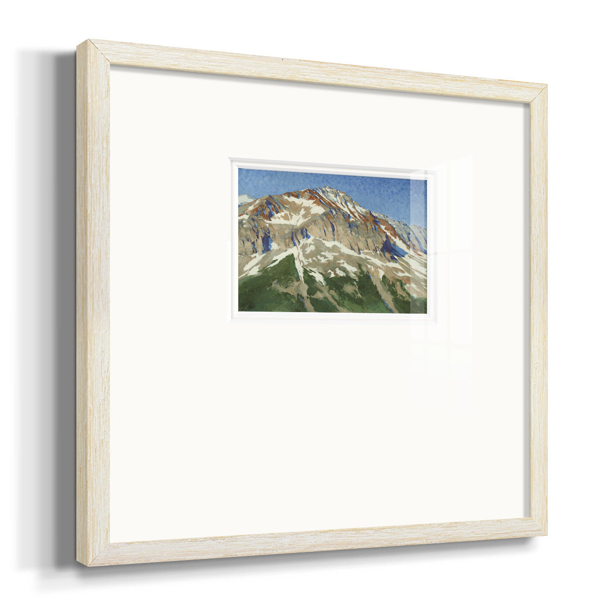 Vermillion Ascent Premium Framed Print Double Matboard