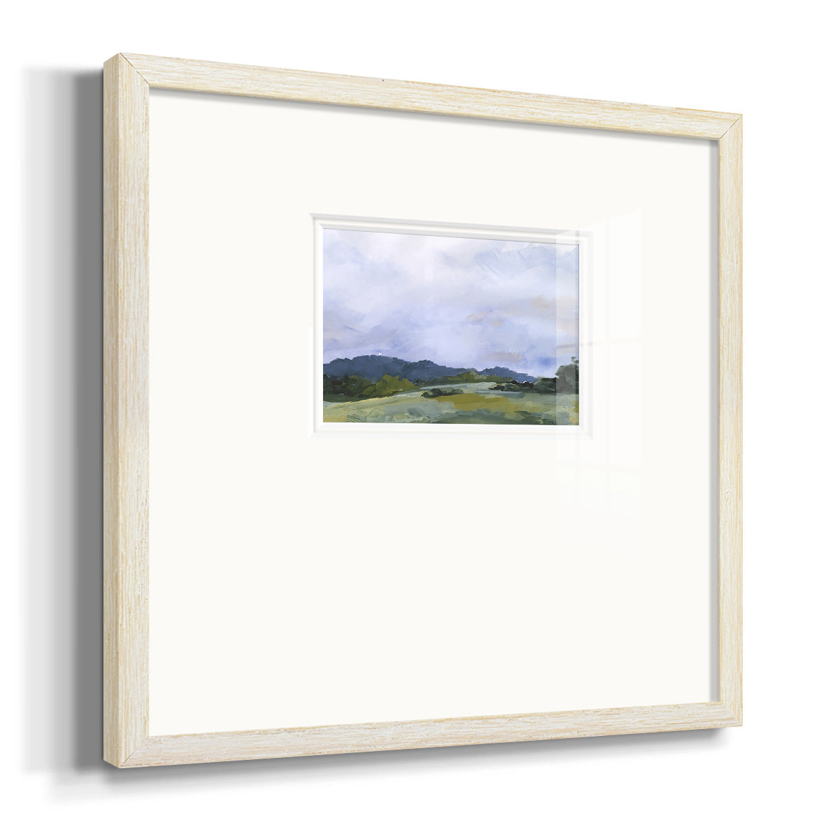 Pastoral Horizons II Premium Framed Print Double Matboard