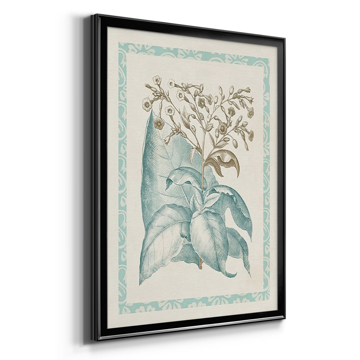 Willow Blue Besler I - Modern Framed Canvas Print