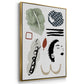 Collected Mindfulness I - Framed Premium Gallery Wrapped Canvas L Frame 3 Piece Set - Ready to Hang