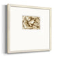 Neutral Wall Flower II - Double Matboard Framed Print