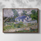 Houses in Auvers, 1890 - Floater Framed Canvas Print