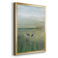 Out to Pasture II - Modern Framed Canvas Print