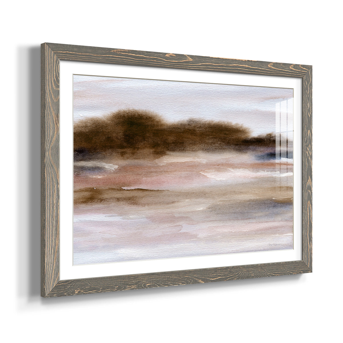 Autumnal Bay - Barnwood Framed Art Print