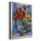 Modern Bouquet - Modern Framed Canvas Print
