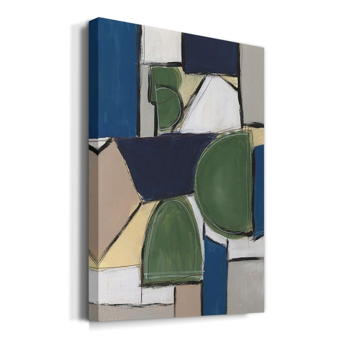 Spatial Mix II Premium Gallery Wrapped Canvas - Ready to Hang