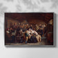 Funeral Feast, 1854 - Floater Framed Canvas Print