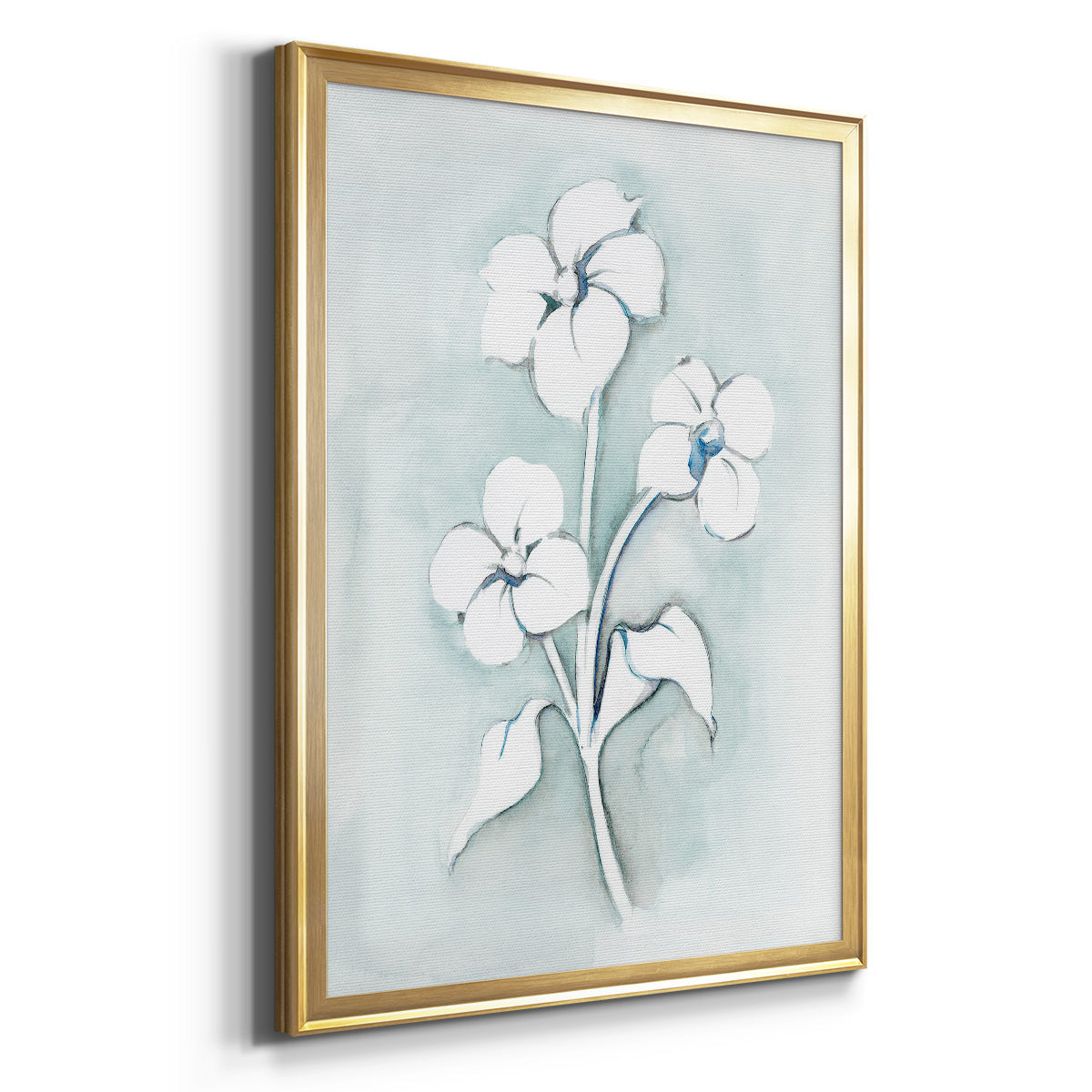 Bohemian Blue I - Modern Framed Canvas Print