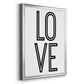 Bold Love II - Modern Framed Canvas Print