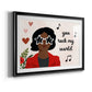 Darling Valentine Collection A Premium Framed Print - Ready to Hang