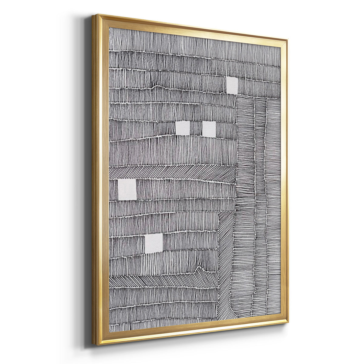 Tedious II - Modern Framed Canvas Print