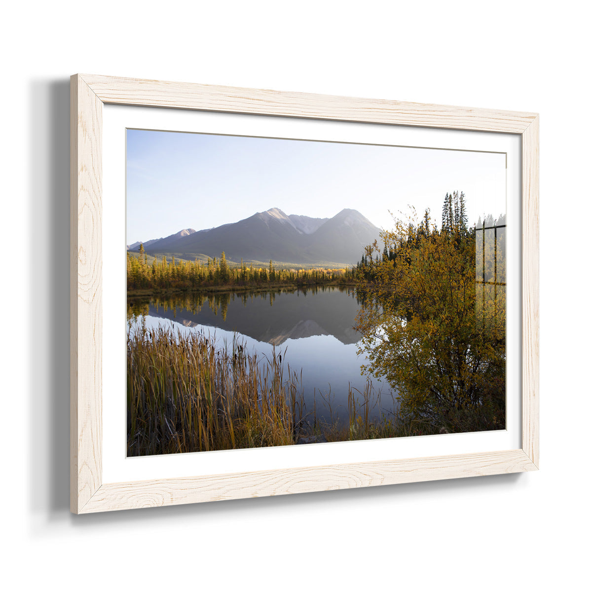 Low Light on Vermillion - Barnwood Framed Art Print