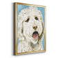 Labradoodle II - Modern Framed Canvas Print